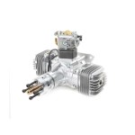 New DLE Engine DLE-40cc Twin Gasoline W/ Electronic Ignition for RC Plane Twin Gasoline RC Plane